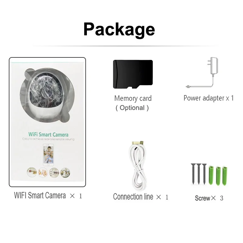Icsee 3MP Wireless WIFI IP Camera Indoor Home Security CCTV Surveillance with Two-way Voice And Infrared Video Camera JIENUO 6