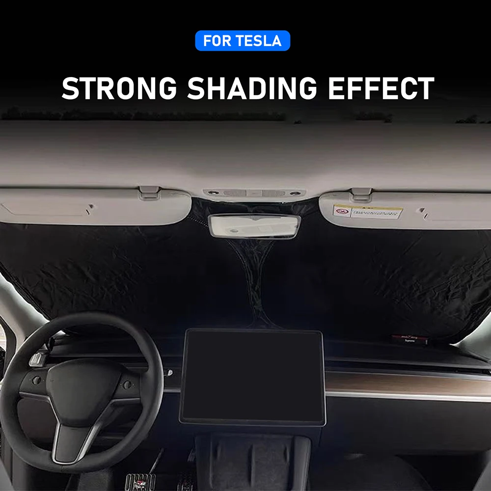 Auto Windschutzscheibe Sonnenschirm Regenschirm für Tesla Model 3  2018-2023, Frontscheibe Sonnenschutz Verbesserter 360° Rotations Faltbarer  gegen UV-Strahlen Autozubehör : : Auto & Motorrad