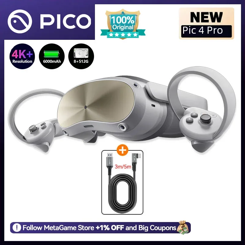 PICO-4-Pro-VR-Headset-Pico4-pro-Virtual-Reality-3D-All-In-One-4K ...