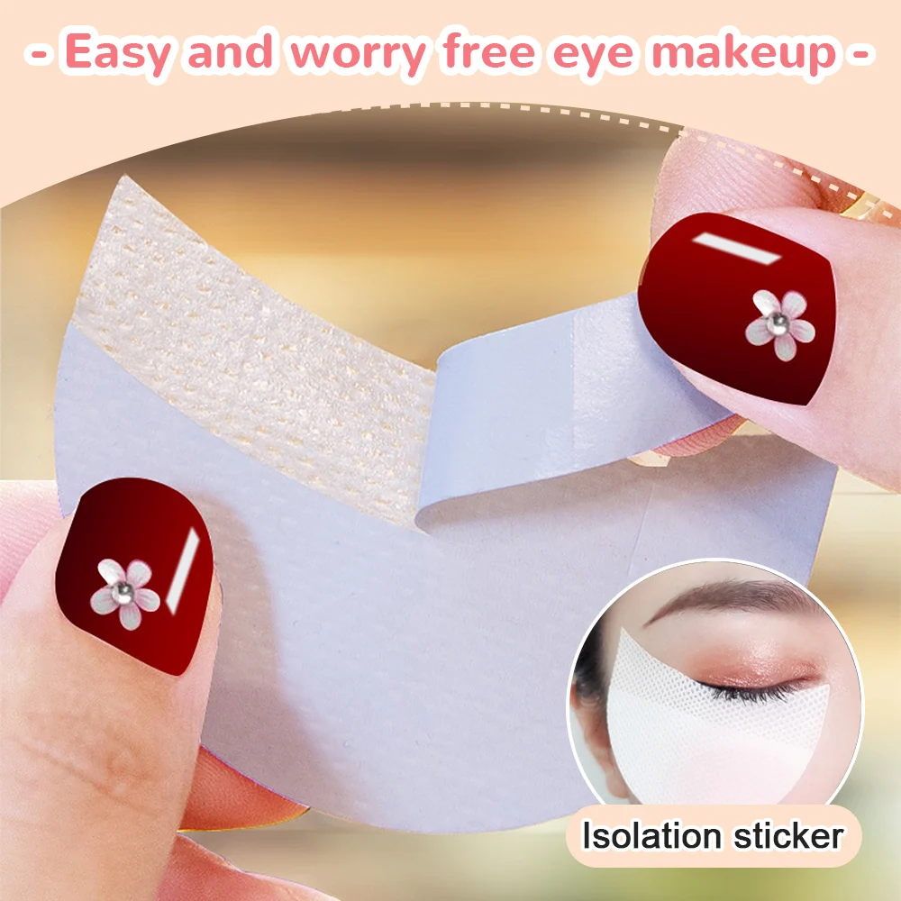 Makeup Tools Eyeliner Shield Eyeshadow Shields Protector Disposable Pads Lint Free Patch False Eyelash Extension 10/50/100PCS