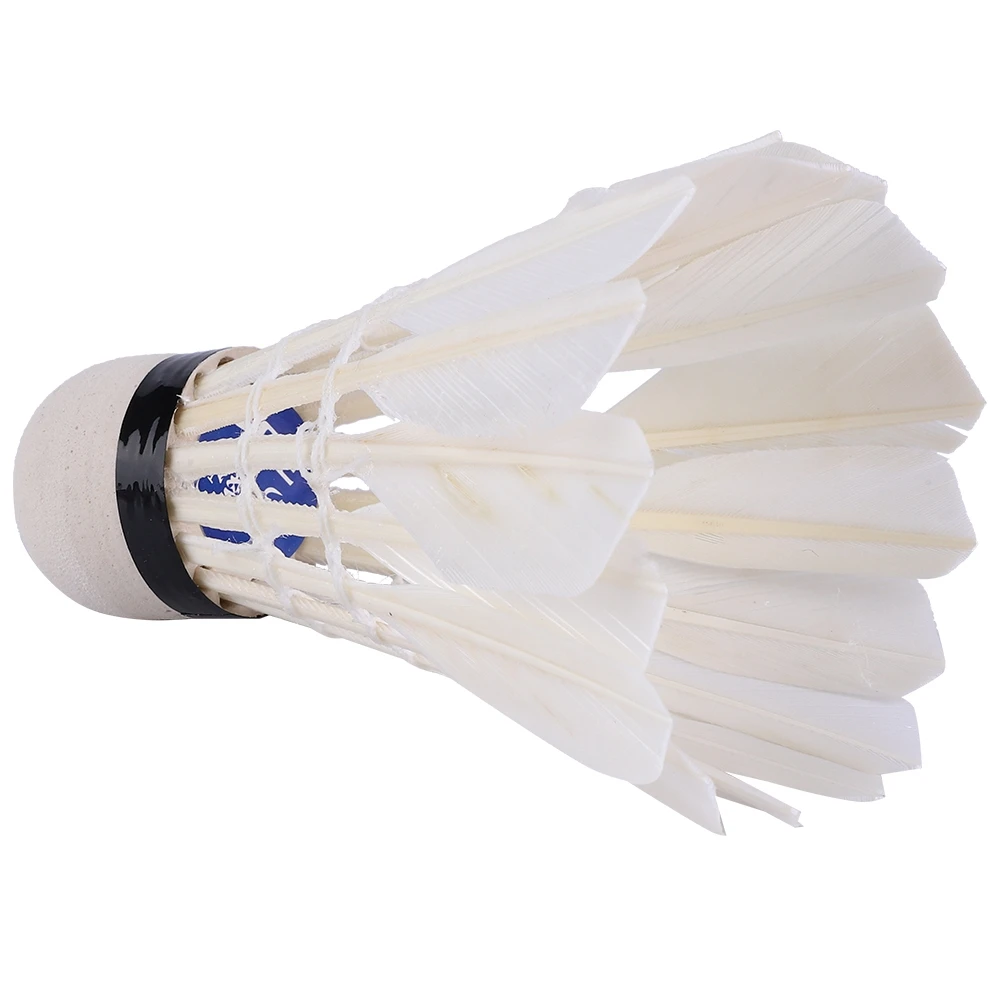 Good Elasticity Badminton Balls Advanced Goose White Shuttlecock Good Strength Family Casual Playing for Practice Home