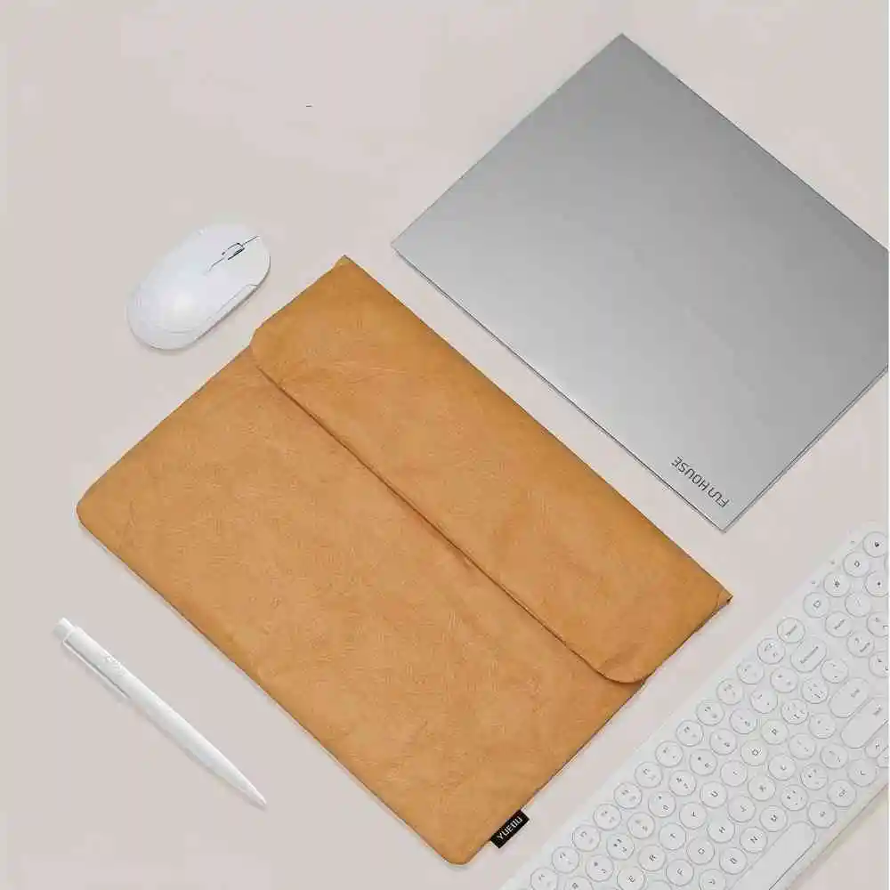 Custodia per tablet in fibra di carta stile vintage/retrò