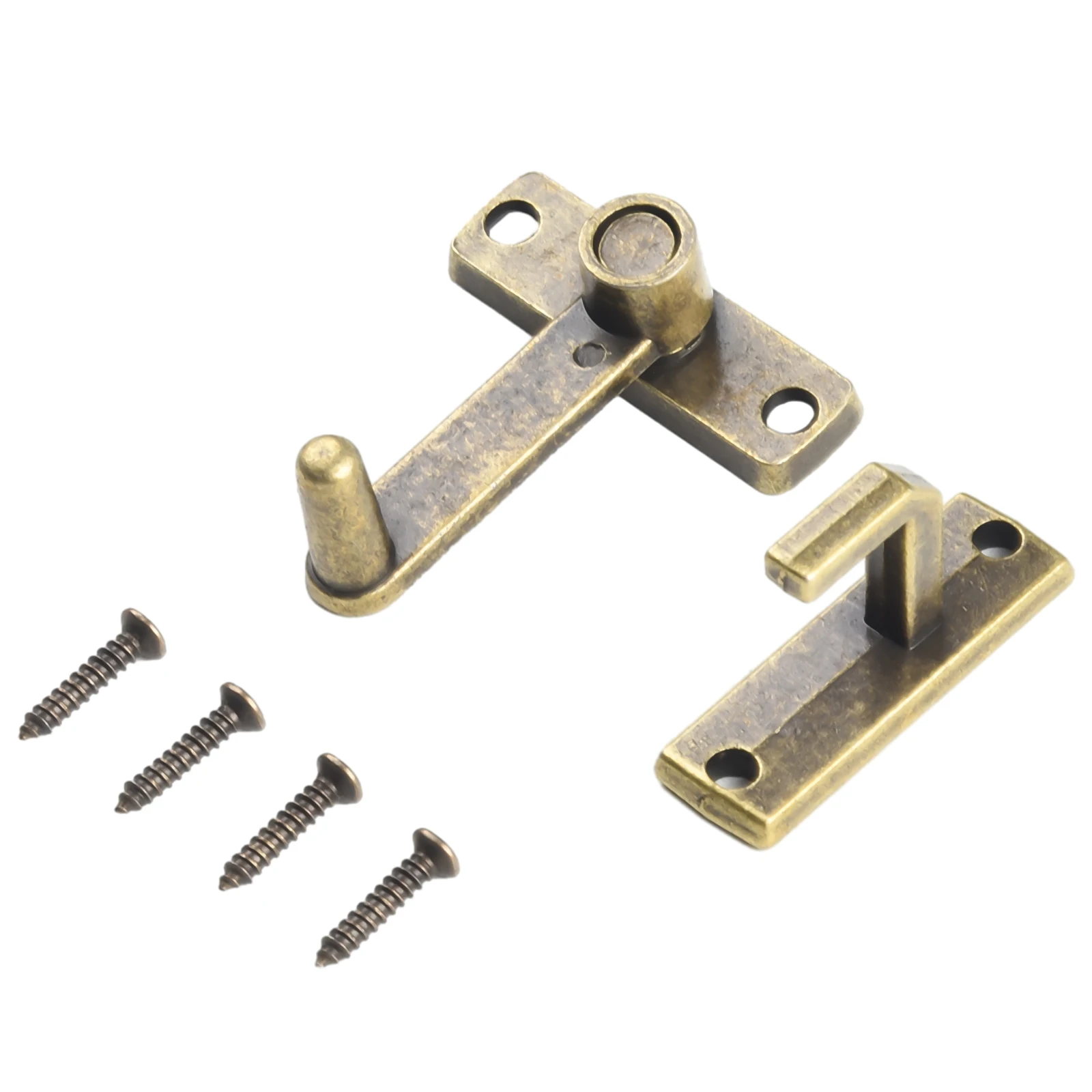 Bronze Guard Latch Bolt With Screws 56*49mm Sliding Door Lock Handle Metal Door Latch Gifts Box Antique Wooden Box Lock Buckle sliding door latch,door handle lock,door lock latch
