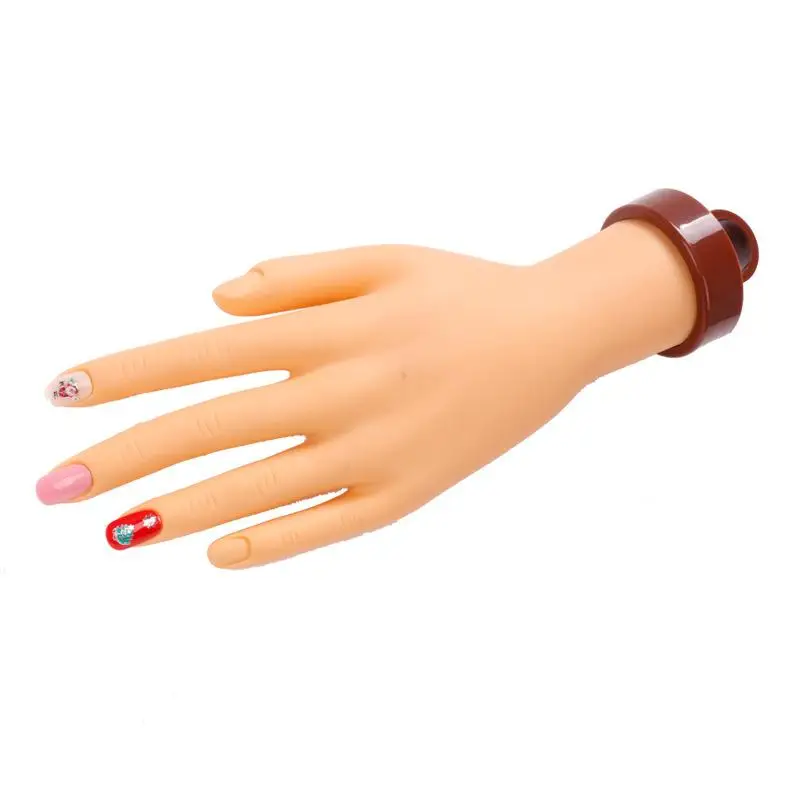 Mano per Pratica Unghie Regolabile con Supporto da Tavolo, Manichino per Allenamento Unghie in Acrilico Gel, per Salone o Uso Domestico - immagine 5