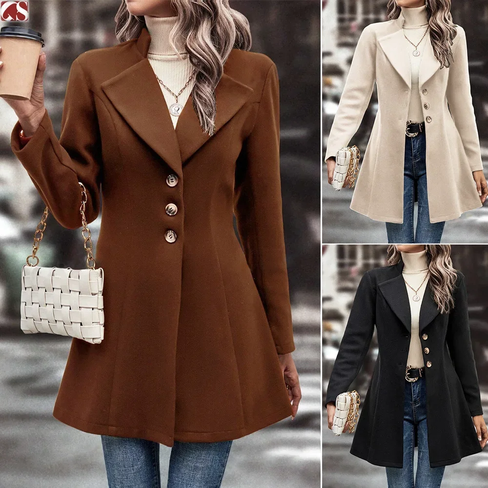 Helena | Single-Button Winter Coat main image 1