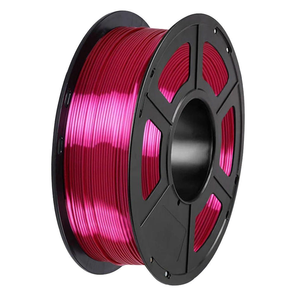 PLA 실크 로즈 레드 및 라이트 핑크 3D 프린터 필라멘트 250g 500g 1Kg 1.75mm 3D 프린팅 재료 진공 포장