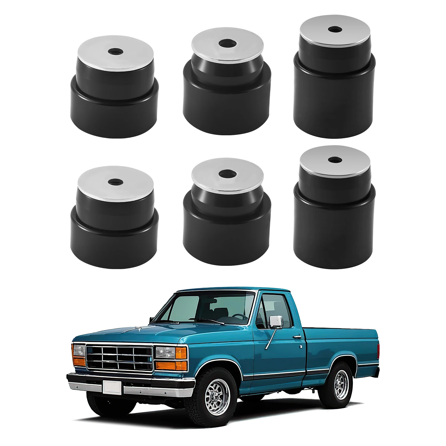 Polyurethane Body Mount Bushing Kit for Ford F150 F250