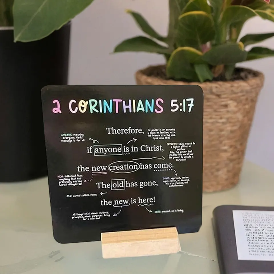 52 Piece Inspirational Bible Verse Memory Cards