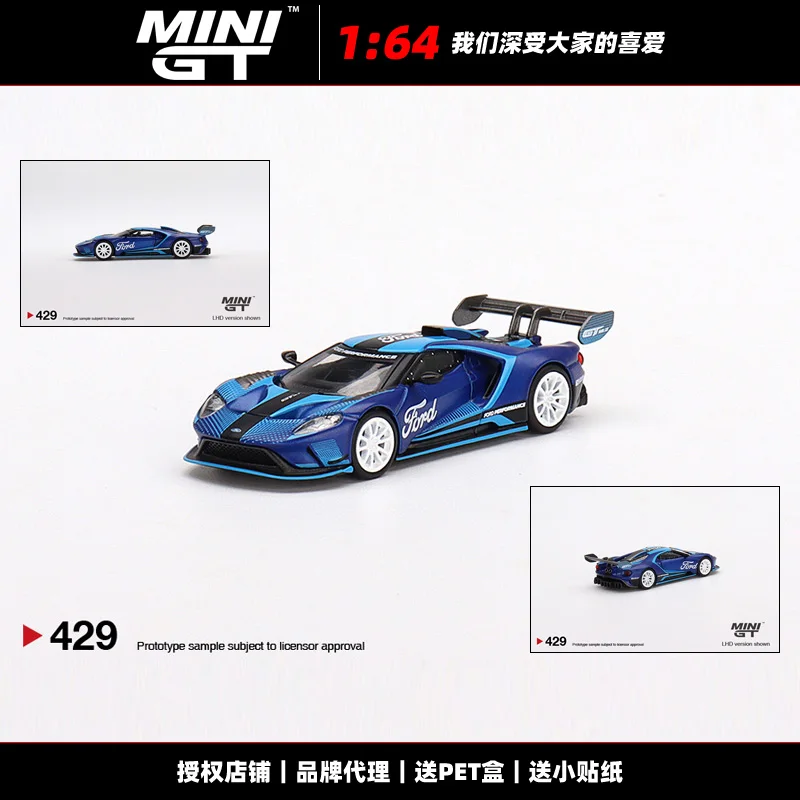 

TSM MINI GT 429 1:64 Ford GT MK II модель из сплава Ford коллекционная игрушка подарок