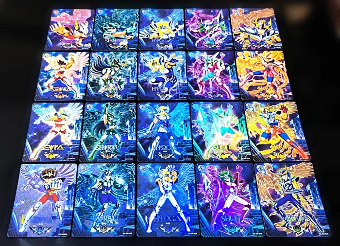 20PCS Original Saint Seiya Anime Card The Five Bronze Sanits