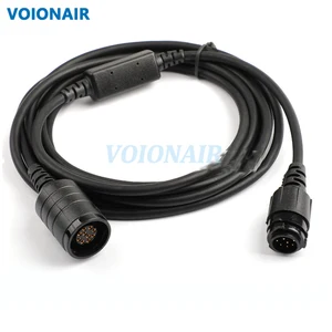 VOIONAIR 10pin Microphone Extension Extended Cord Cable For Radio M8268 M8668i M8220 XPR4300 XPR4550 Walkie Talkie