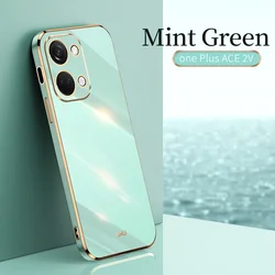 Premium Colorfast Silicone Phone Case with Luxury Camera Protection - High - Quality Original Back Cover - OnePlus Nord 3 (Mint Green)