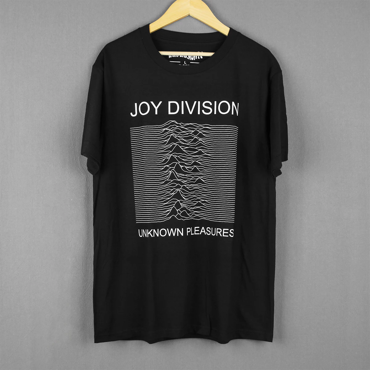 Joy Division T-Shirt Unknown Pleasures New Wave Post Punk Rock Band The Cure Talking Heads Men Cotton Washed Manica Lunga Tee