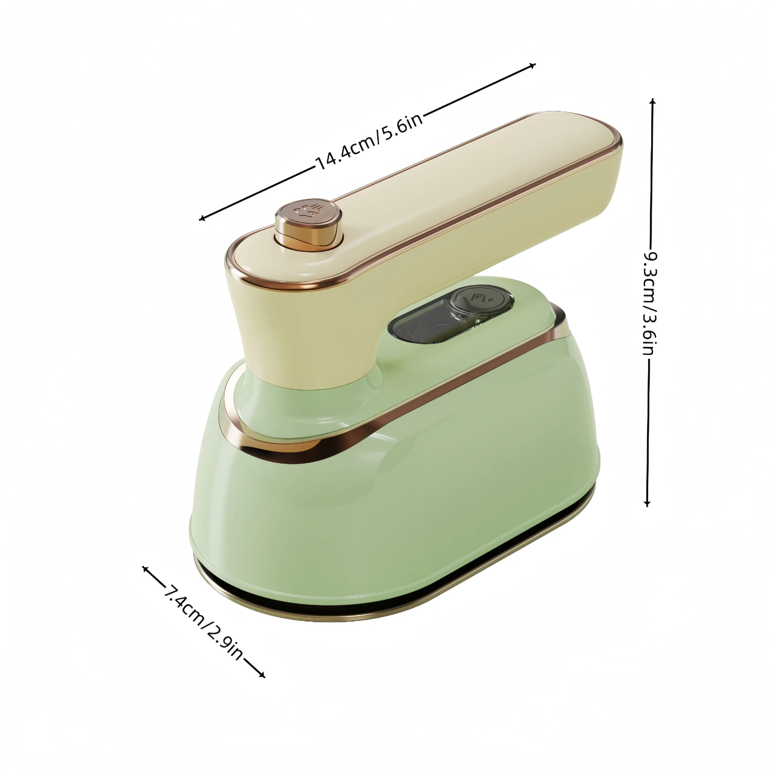 1pc, Portable Mini Ironing Machine-180&deg;Rotatable Handheld Steam Iron For Travel-Foldable And Professional Essential Cloth