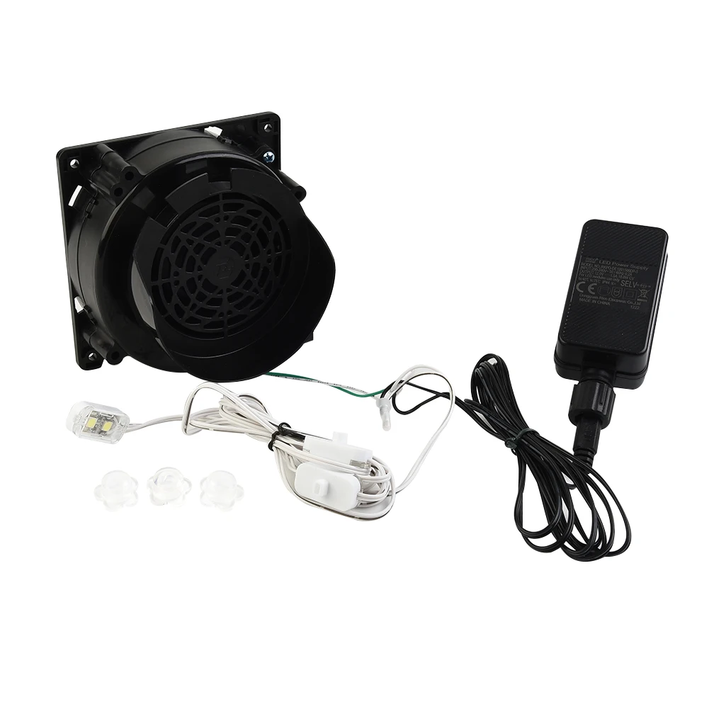 

Blower Motor Air Blower Replacement 12V 1.5A Fan 21/24CFM Mall PBT Special Purpose With 3 LED Lig 97*94*65mm New