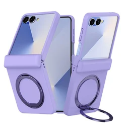 Magsafe Magnetic Phone Case with Hinge Protection & Kickstand - Galaxy Z Flip5 (Purple)