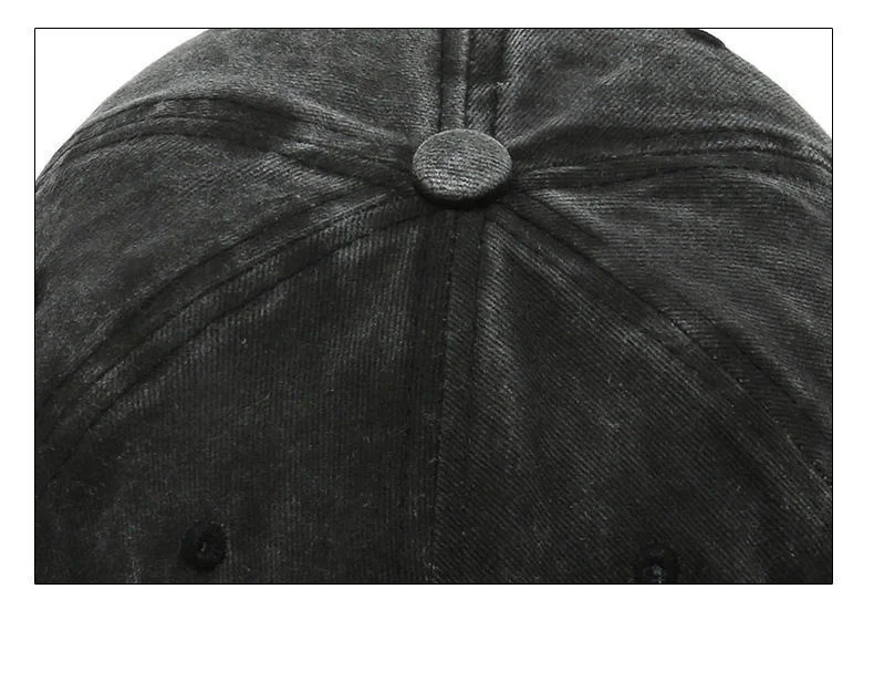 Hat Men's wash cloth letter embroidery Baseball cap American street worn cap casual Sun hat_voghion.com