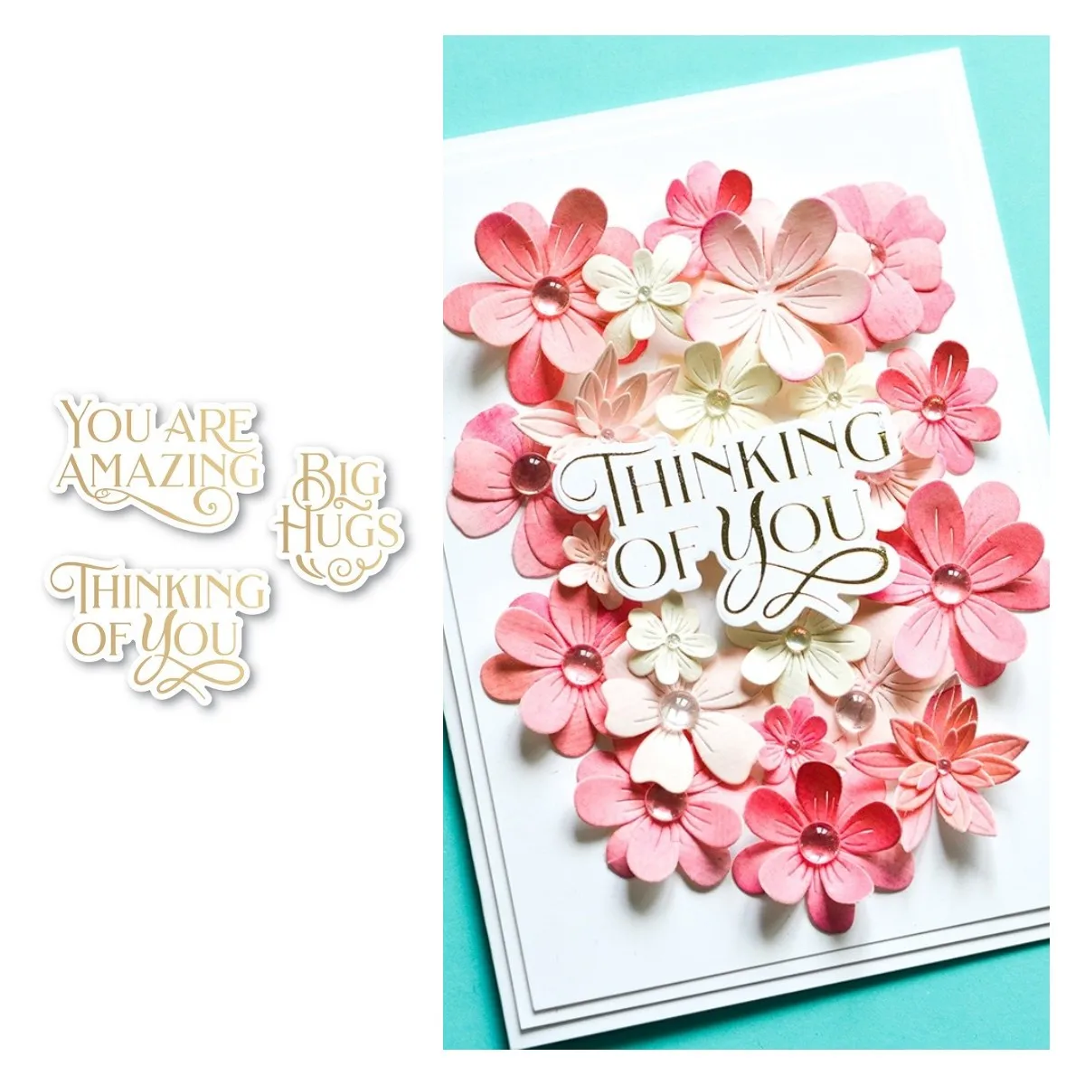 You Are Amazing Poe Script Greetings Metal Cutting Dies Hot Foil For Scrapbooking Paper Craft 