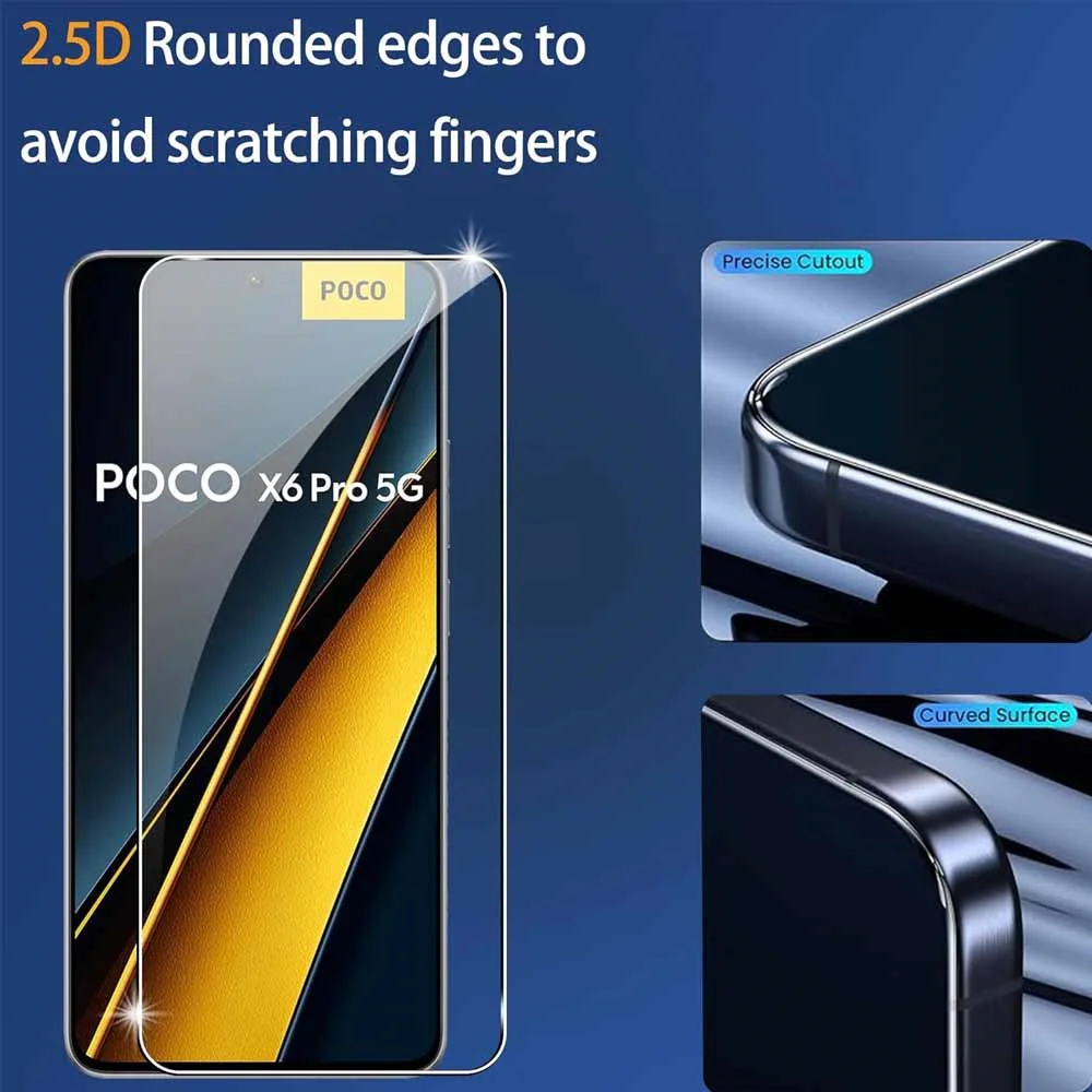 Premium Tempered Glass Screen Protector - 2 Pack, 9H Hardness, Ultra-Clear, Anti-Scratch