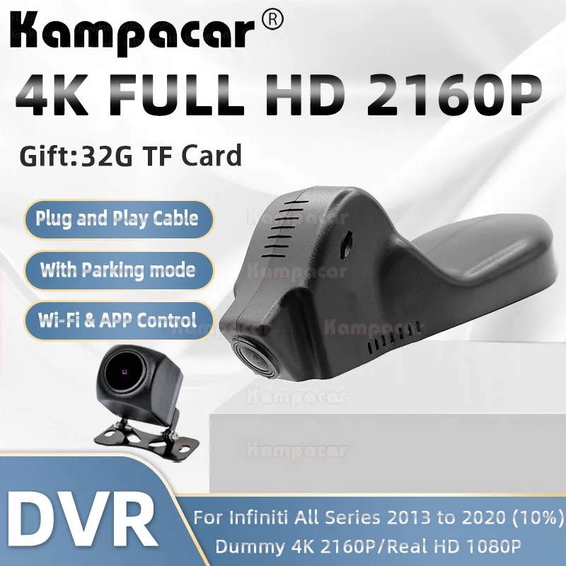 

IF01-F 4K 2160P Dash Cam Car Dvr Camera For Infiniti 87mm QX50 QX70 QX30 Q30 Q50 Q50L G35 G37 FX35 FX30D QX55 QX80 QX60 Q60 Q70