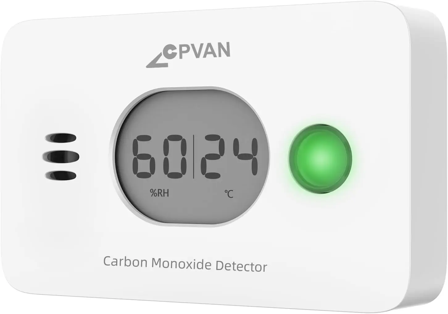 Carbon Monoxide Alarm Carbon Monoxide Detector CPVAN Wireless 3-in-1 Carbon Monoxide Detector with Temperature & Humidity for Home Security Protection CO Alarm 85dB EN 50291