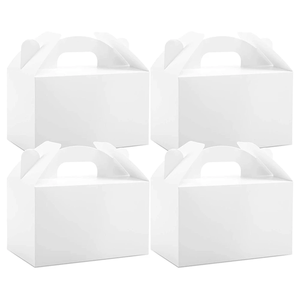 

48 упаковок, бумажные подарочные коробки для дня рождения, 6x3,5x3,5 дюймов