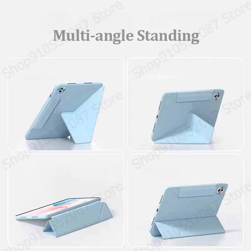 Multi-Folding Protective Tablet Case with TPU Shell - 11 Inch