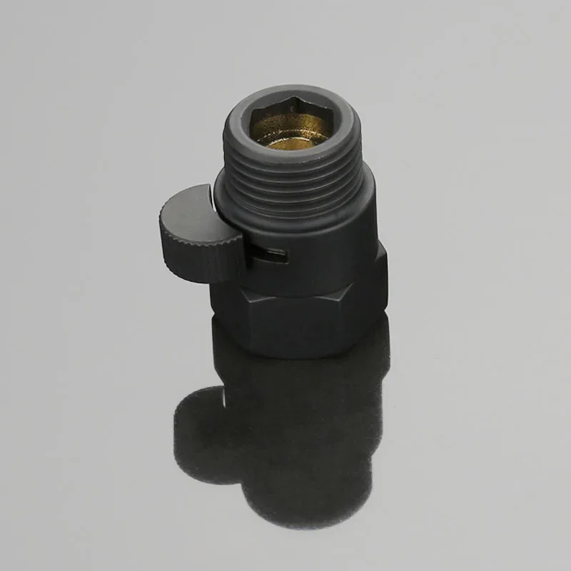 1/2 Copper Shower Head Shut-Off Valve Quick Open Adapter Valve Flow Regulator Stop Switch for Shower Head Hand Bidet Sprayer inlet valve shower head diverter valve