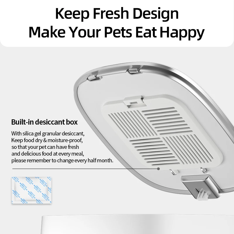 ROJECO 4L Automatic Pet Feeder Pets