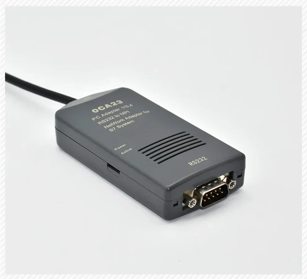 지멘스 S7-300/400 PLC 6ES7972-0CA23-0XA0 용 PC-MPI + 어댑터, 프로그래밍 데이터 케이블 다운로드, S7-300 S7-400 RS232 MPI