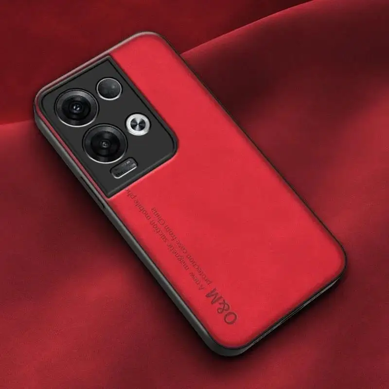 Luxury Magnetic Leather Phone Case - Premium Silicone Cover