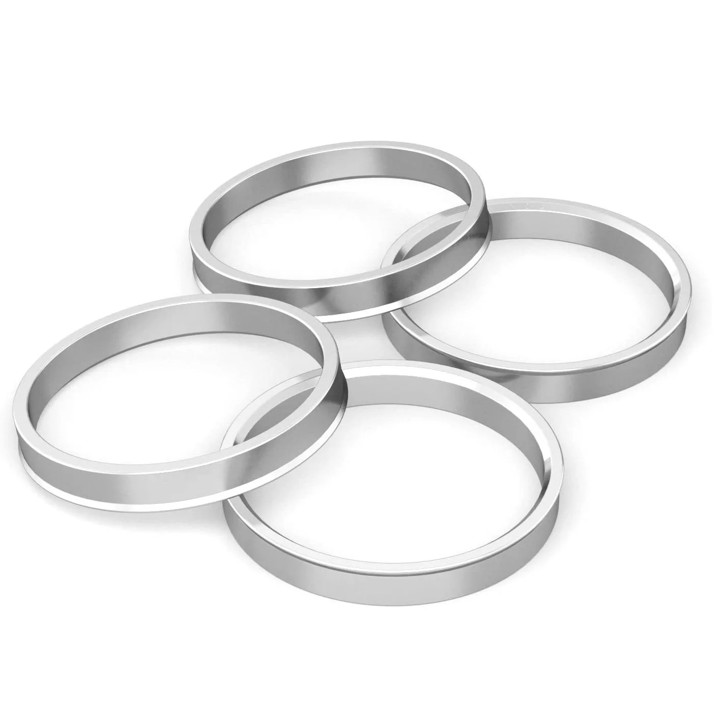 Aluminum Alloy Wheel Hub Center Ring Car Wheel Bore Collar OD 66.6  to ID 57.1 60.1-54.1 65.1-63.3 67.1-66.1 73.1-56.1 75.1-72.6