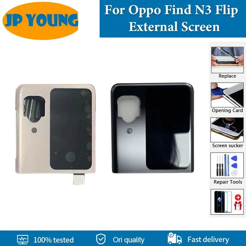 

Original Second External Screen 3.26" For Oppo Find N3 Flip External LCD Touch Screen Digitizer Assembly For Find N3flip Replace