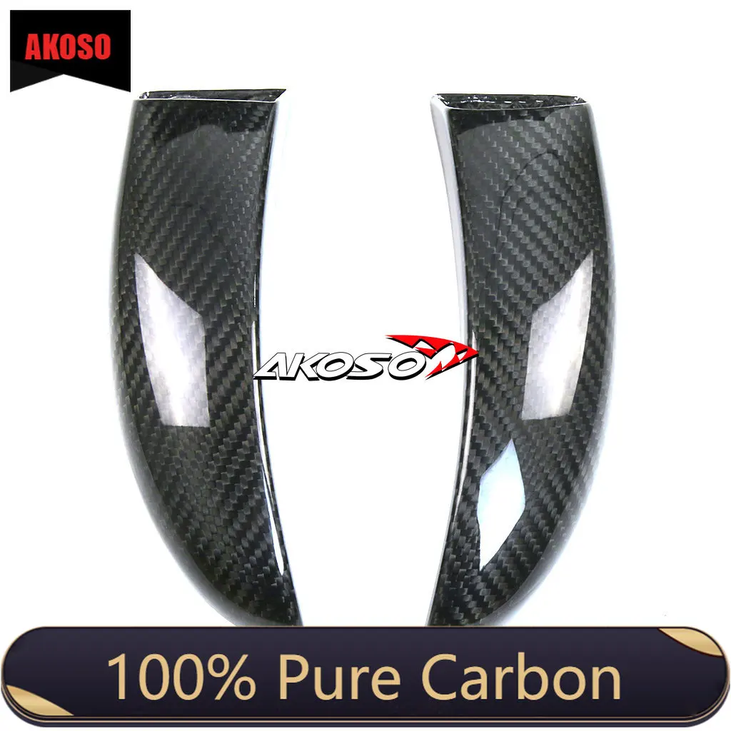 

3k Full Carbon Fiber Motorcyle Brake Disk Cooler Air Duct Intake Cover Fairings Universal nmax mt09 tmax 530 s1000rr cb650r cbr6