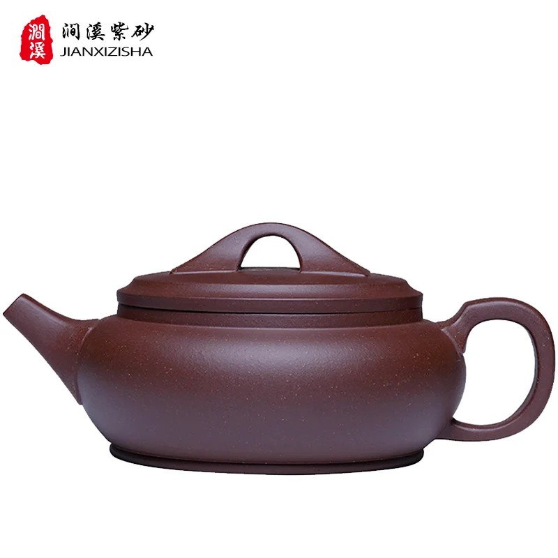 

Xixi Yixing Purple Clay Teapot Raw Ore Purple Clay Famous Tang Jun Handmade Big Mouth Han Yun Xi Shi Stone Ladle Tea Set