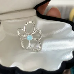 Elegant 925 Sterling Silver Double - Layer Wave Ring - Trendy Gift - Resizable (FFMM9410)