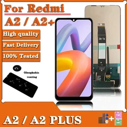 6.52“ Screen for Xiaomi Redmi A2 A2+ Lcd Display Touch Screen Digitizer Assembly with Frame for RedmiA2 A2Plus Replacement