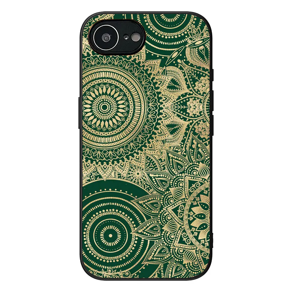 Mandala Rose Flower Textured Phone Cover