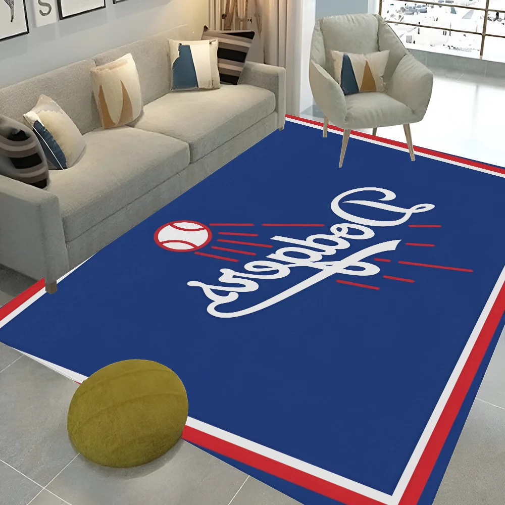 L-a D-Dodgers Baseball Team Entrance Door Mat Nordic Style Bedroom Living Room Doormat Home Balcony Anti-Slip Modern Home Decor 4