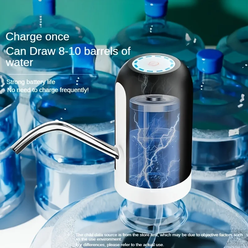 Water Pump Water Dispenser Water Bottle Pump Beverage Dispenser Water Dispenser Pump 1pc Automatic water dispenser USB rechargeable bucket water pump wireless electric pump