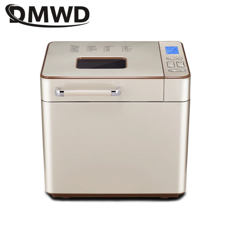 DMWD Household Automatic Bread Machine Intelligent Breakfast Sandwich Toast Maker DIY Cake Machine 25 Menus 13H Appointment 220V