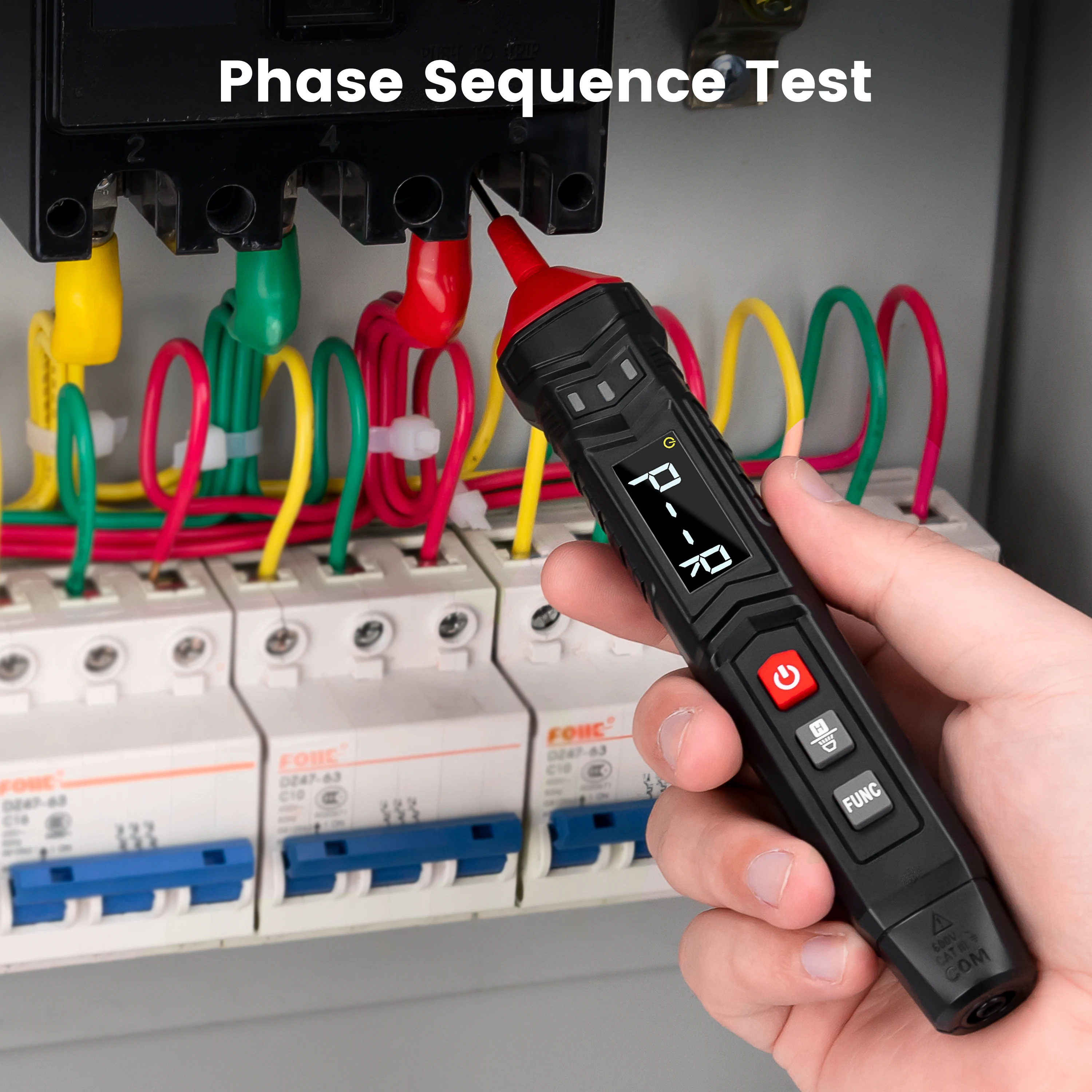 Digital multimeter multimeter tester voltage meter tester analog multimeter Smart Pen Multimeter True-RMS Digital DC AC Voltmeter Live Wire Tester Resistance Diode Capacitance Continue Hz Detector