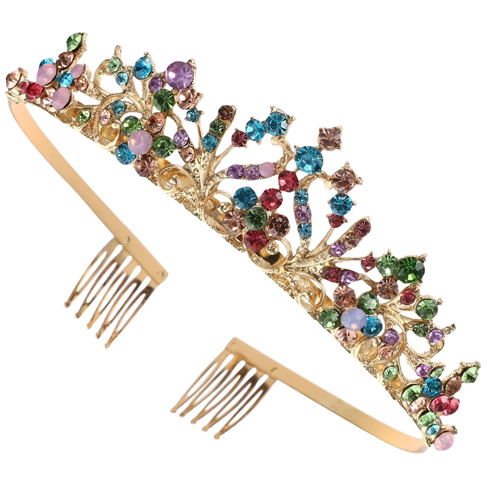 

Tiara Rhinestone Crown Hair Accessory for Girls Women Jewelry with Tiaras Bridal Crowns Wedding Miss