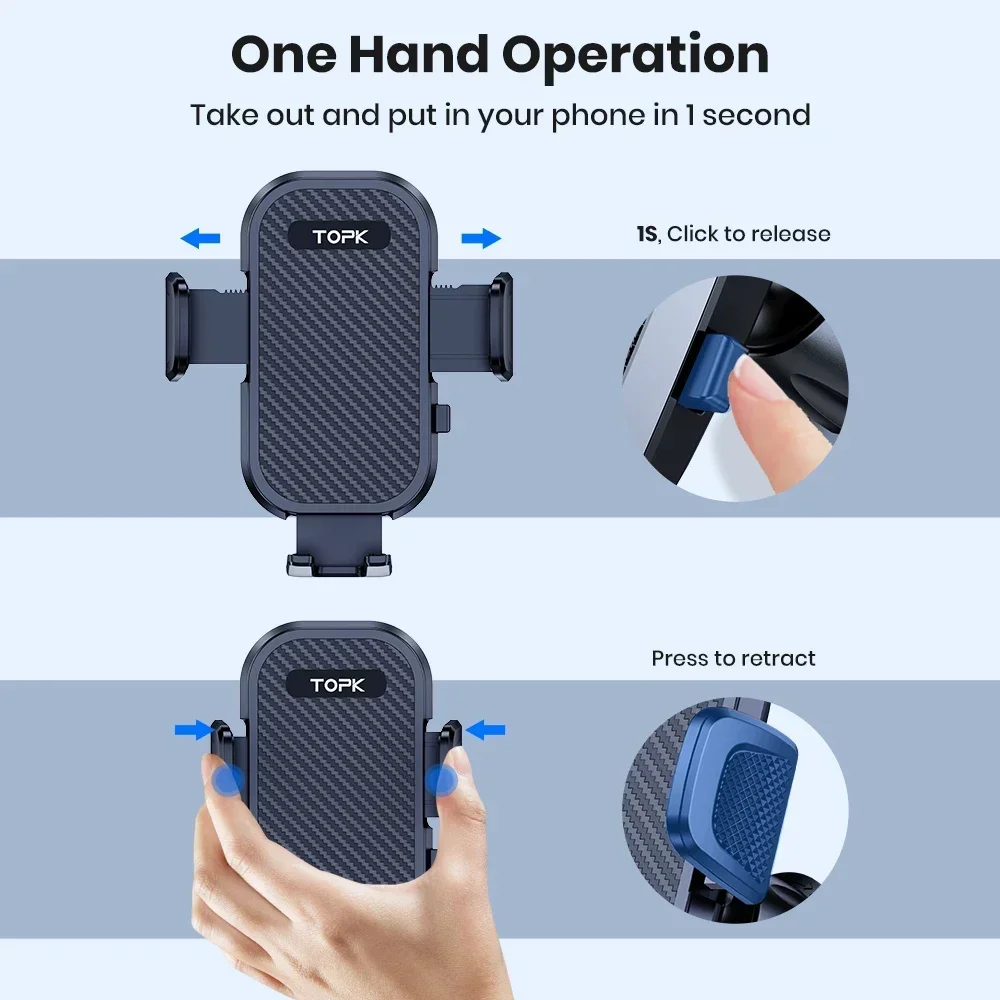 Car Phone Holder Mount Air Vent Magnetic