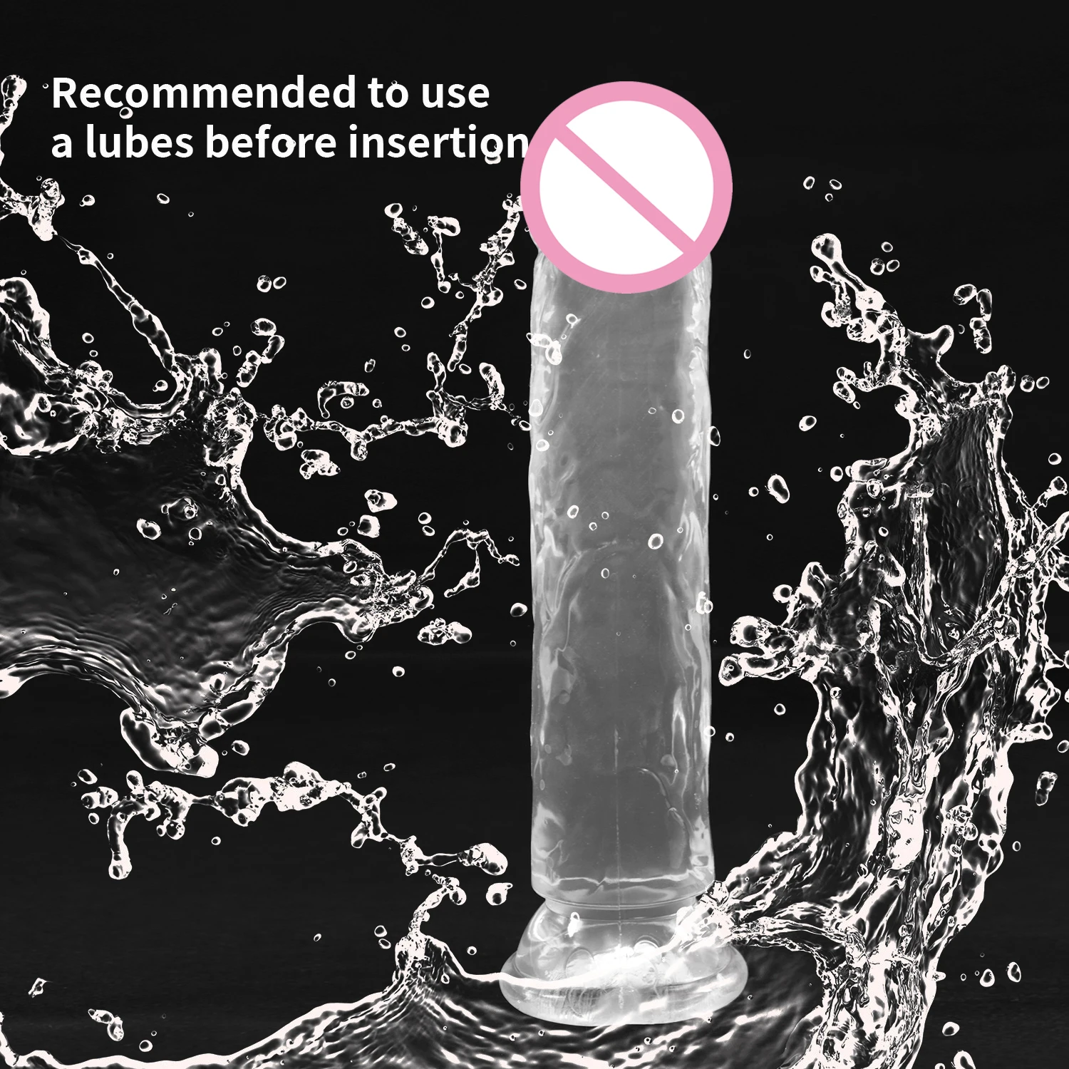 TPE Transparent Soft Jelly Dildo Realistic Dildo Suction Cup Base Clitoral Plug Sex Toys 7 Sizes For Men and Women Vaginal Anal