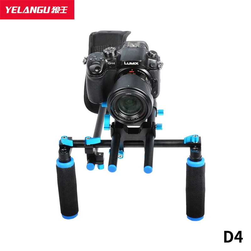 

YELANGU D4 Follow Focus with Gear Ring Belt for Canon and Other DSLR Camera Camcorder Professional Film Photographic Equipment