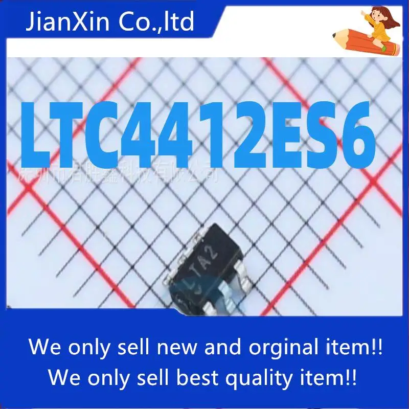 

10 шт., 100% оригинальные новые LTC4412ES6 LTC4412 Silkscreen LTA2 Power контроллер переключения