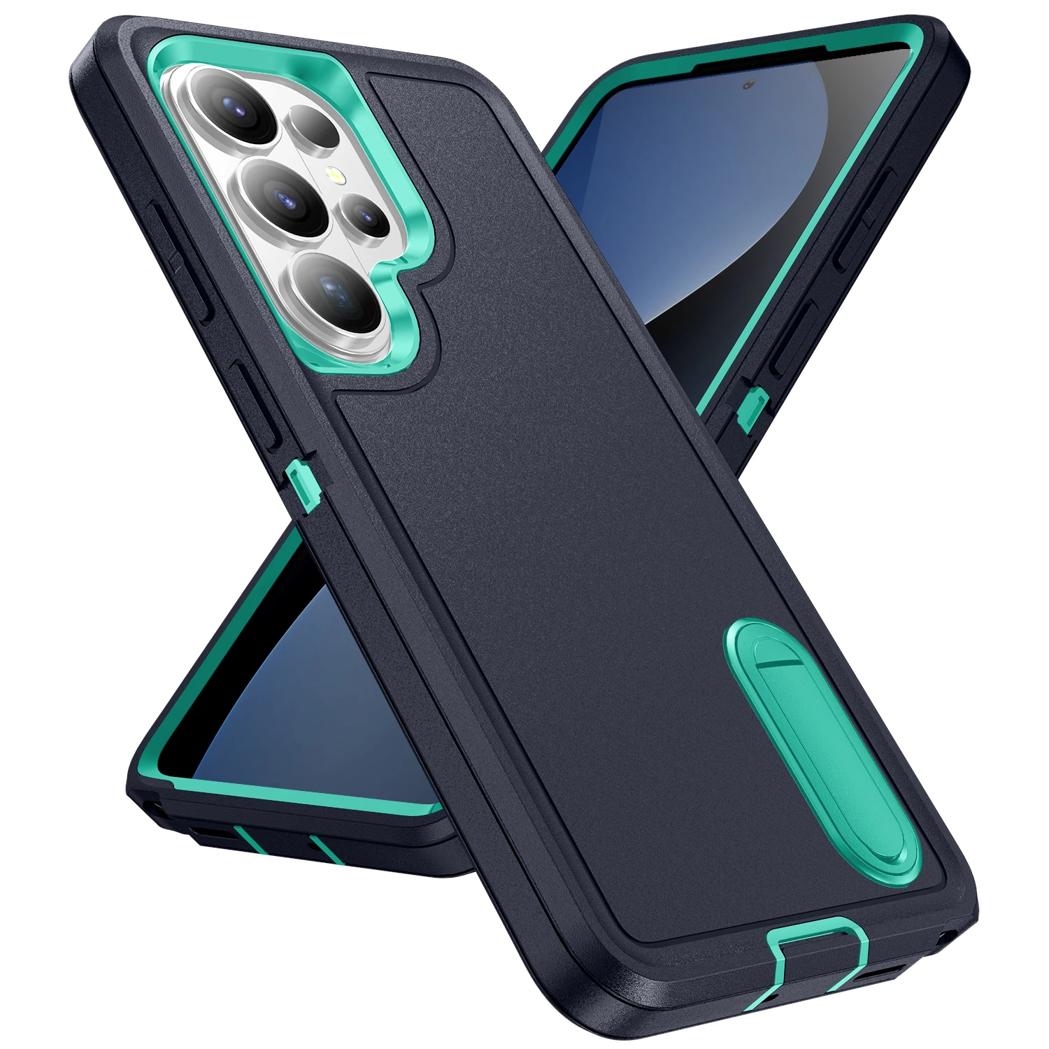 Rugged Protective Hard Armor Case for Samsung Galaxy Smartphones