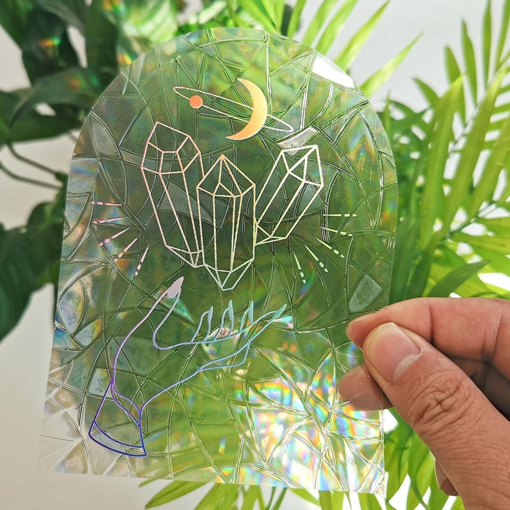 Sun Catcher Sun Catchers Window Ornament Window Stickers Rainbow Wall Glue-free Sticker DIY Decal