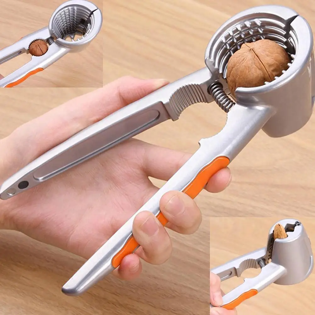 New Crack Almond Walnut Hazel Filbert Nut Kitchen Nutcracker Tools Hazelnut Pecan Cracker Clip Plier Crack Clamp Sheller P3f2